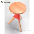 New adjustable height wood bar stool chair